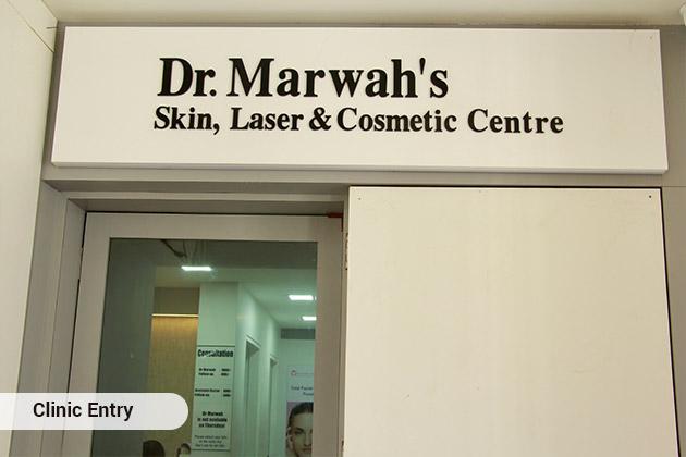 Dr. Marwah’s Skin, Hair, Laser & Cosmetic Centre Clinic Entry